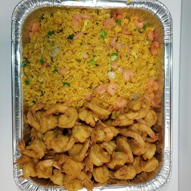 P11. Shrimps & Fried Rice Basket