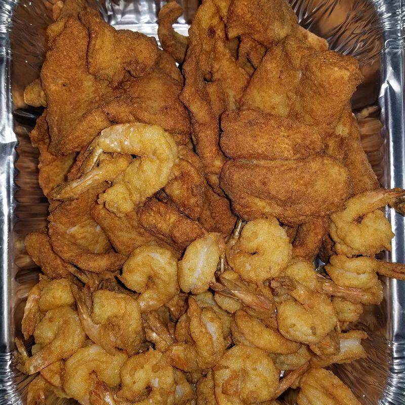 P10. Fried Fish & Shrimp Basket