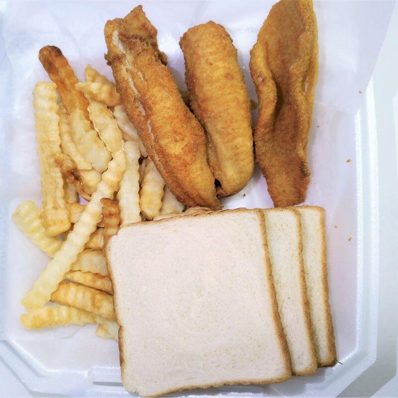 28. Fish Sandwich With French Fries