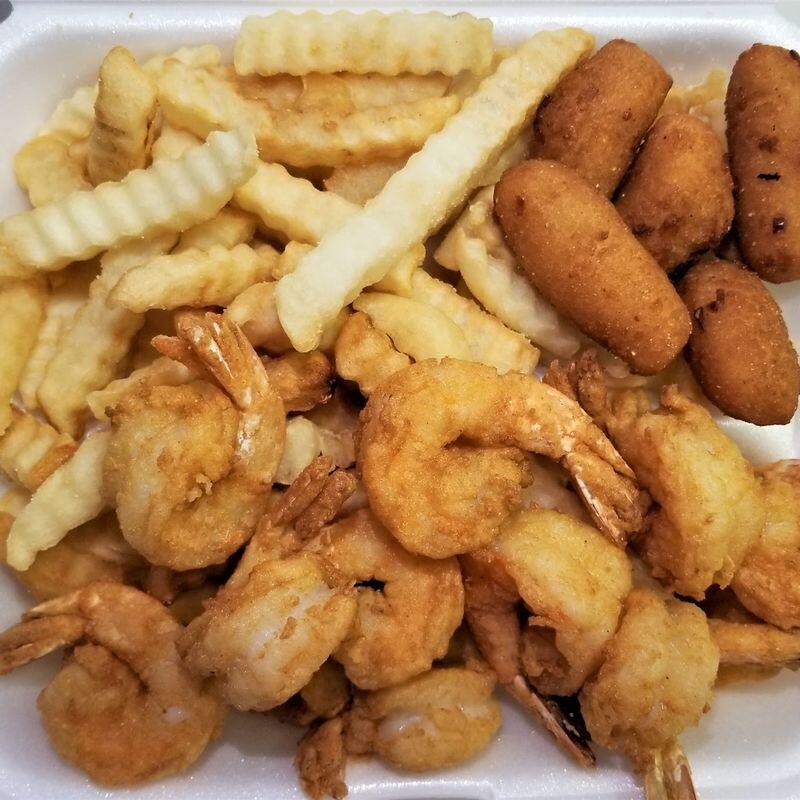 A. 12 Large Fried Shrimp